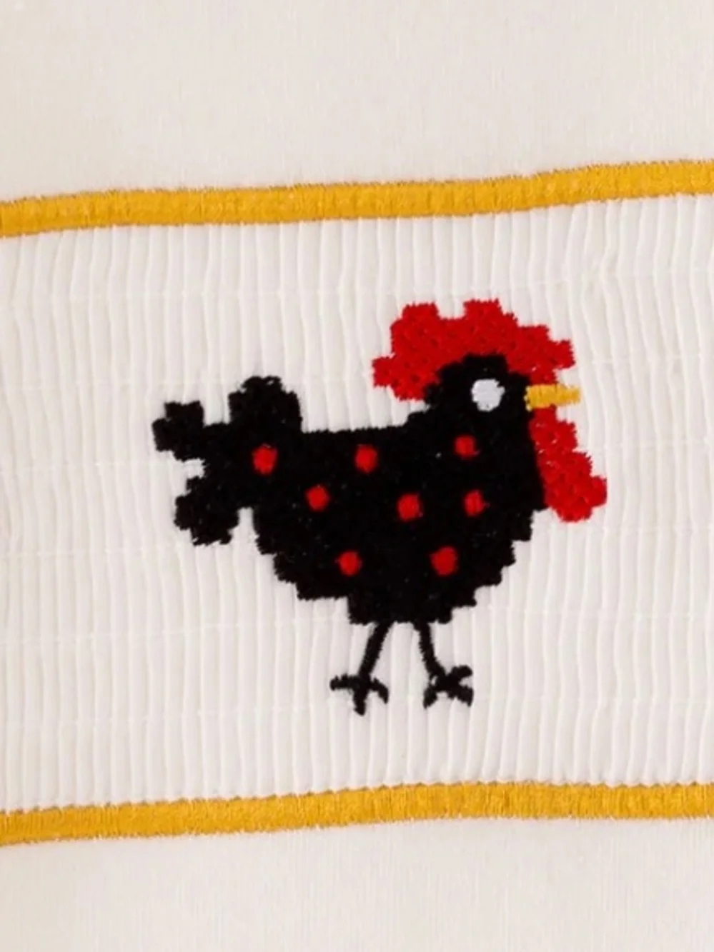 Rylee Faith Embroidered Chicken Long Sleeve &  Gingham Pants NWT Size 3